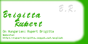 brigitta rupert business card